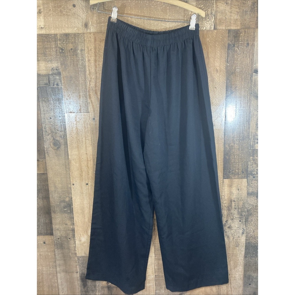 PJLA Women's Casual Sportswear Black Pants Size‎ M Elastic Waist